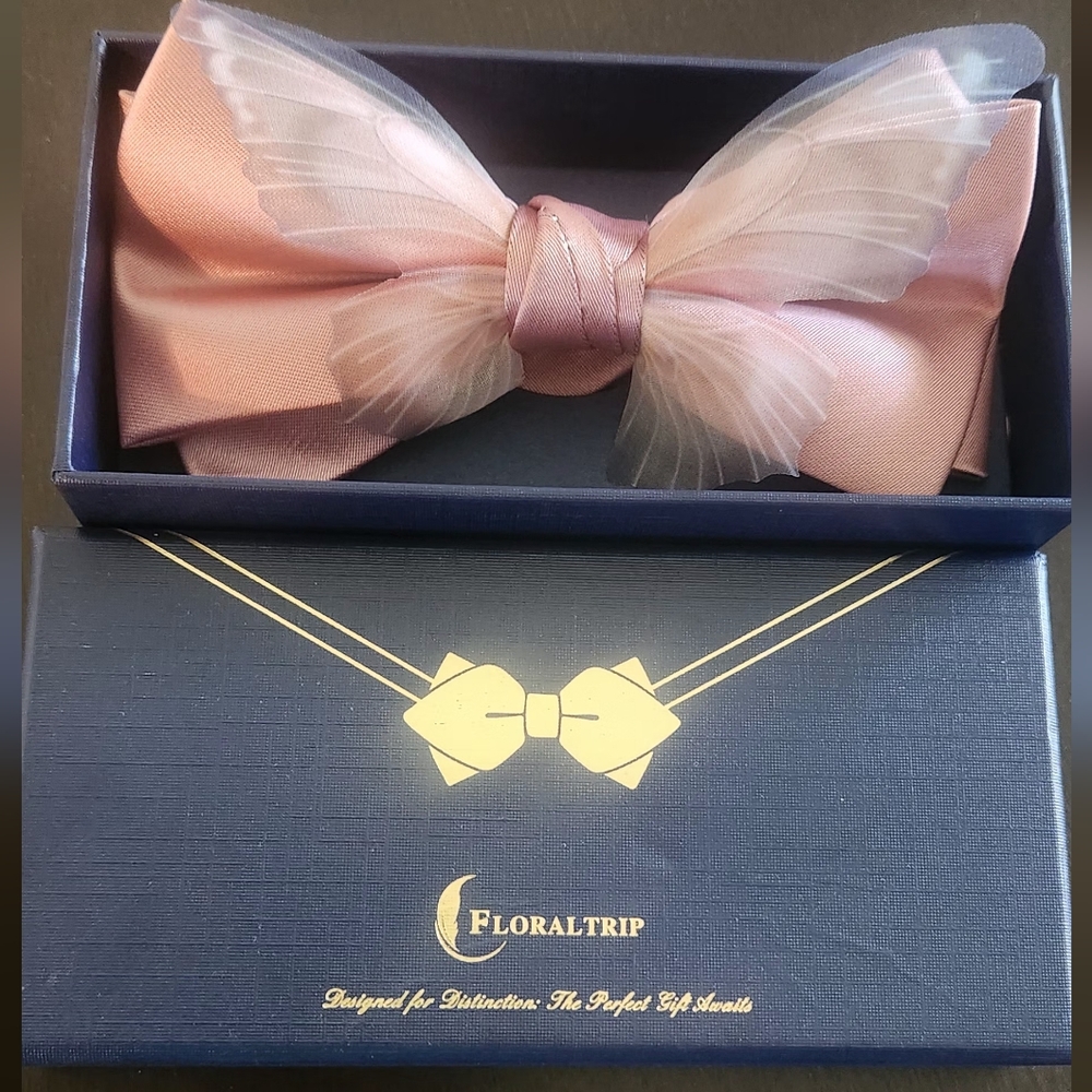 Pink Bow Tie